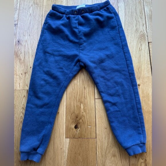 Zara Kids Toddler Boy 2-3 Outfit Mustard Geometric T-Shirt Blue Joggers Sweats - Picture 11 of 11